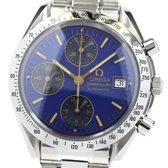 OMEGA Speedmaster 3511.81 Chronograph Blue Dial Automatic Men's Watch_818898 - Picture 1 of 6
